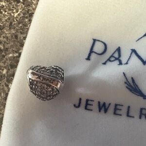 Silver Heart Charm April